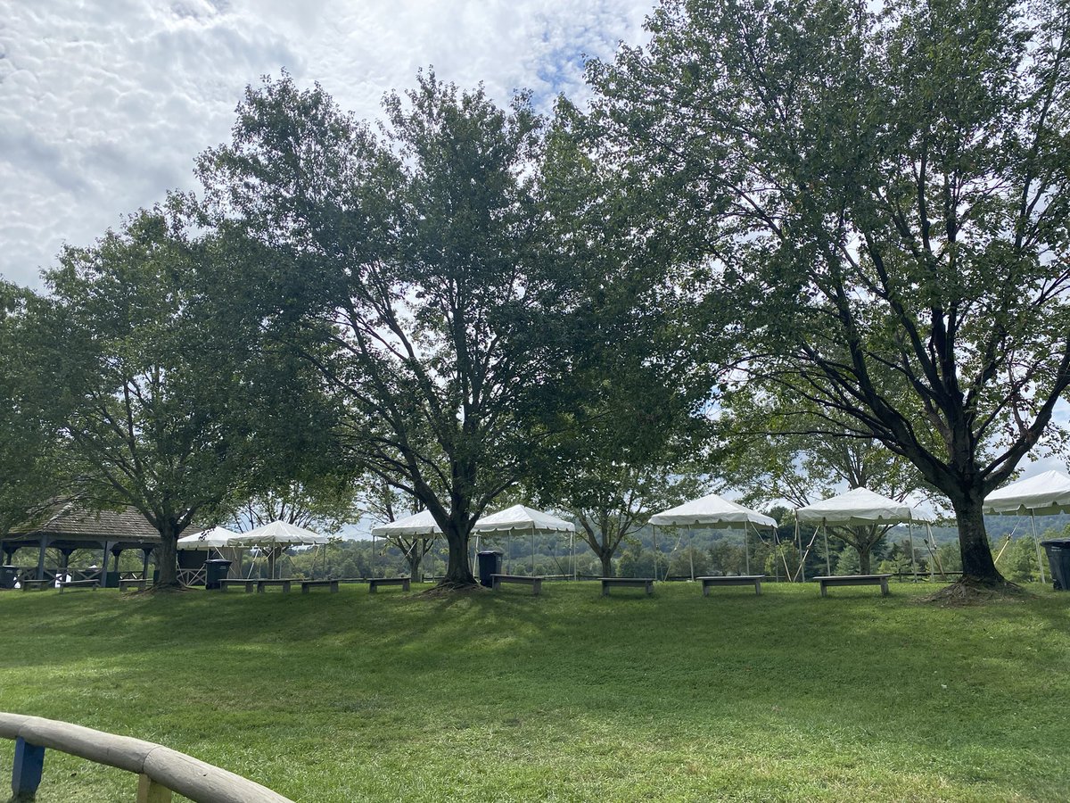 Tents for the 15th Annual NVTRP Polo Classic are going up at Great Meadow! Tickets are sold out, but you can still get raffle tickets for the Breitling Navitimer 41 watch, and bid in the online Silent Auction! Details are at: nvtrp.org/polo 🐴❤️