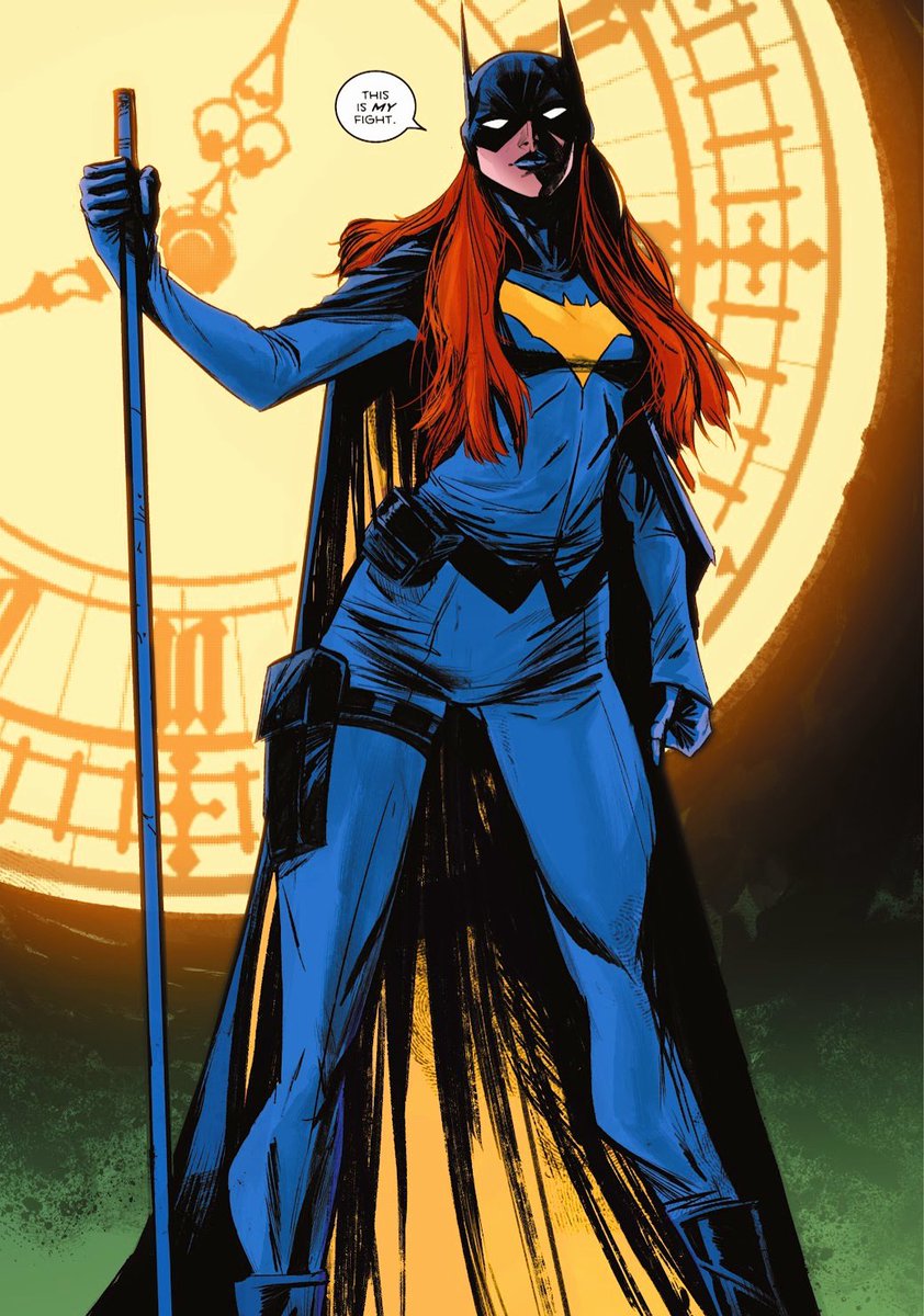 babs is back in cape and cowl 

» nightwing #84