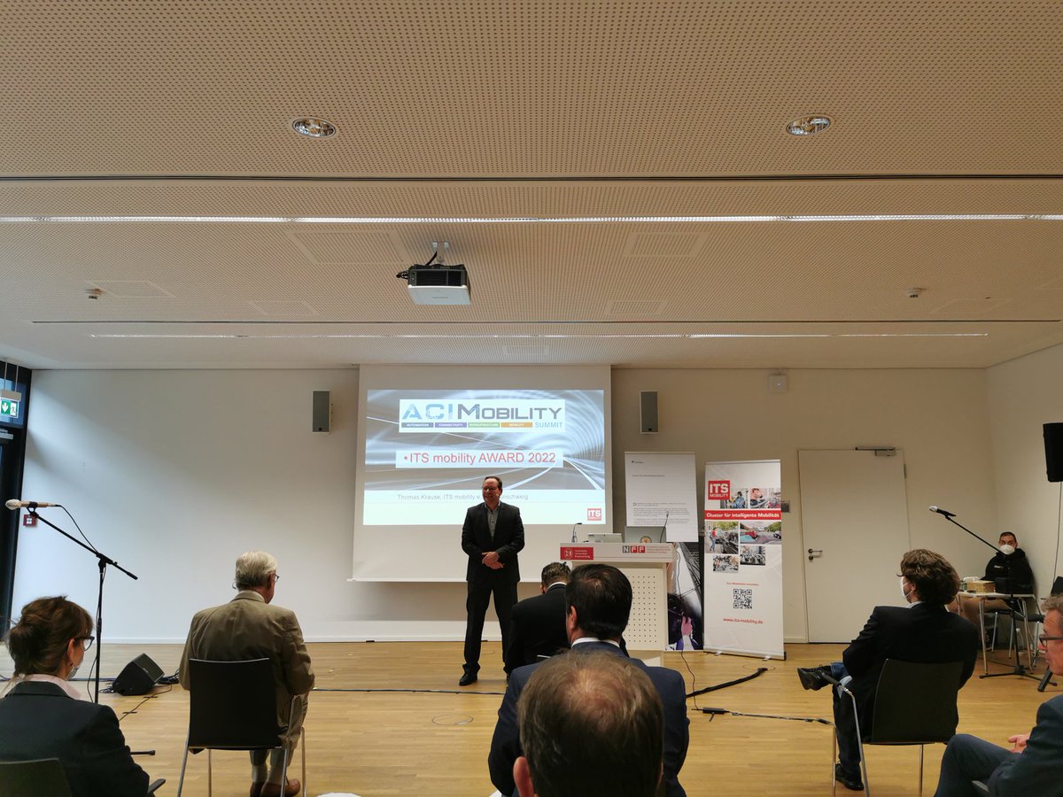 Vorstellung ITS Award im Rahmen der ACIMobility!