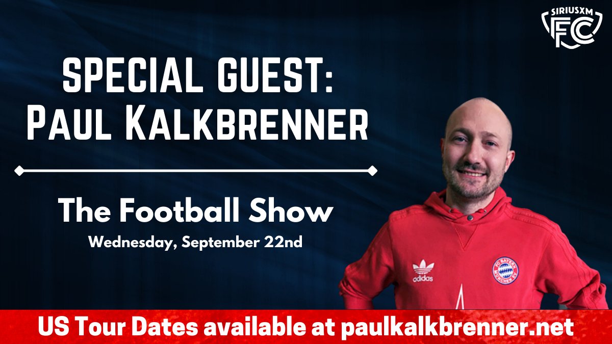 soldadura Nuevo significado boleto SiriusXM FC 157 ⚽️📻 on Twitter: "🚨 Coming up Wednesday on The Football  Show: Bayern Munich supporter and German DJ @paulkalkbrenner will join  @kev_egan &amp; @C_Stillitano to discuss Bayern, the EUROs, and