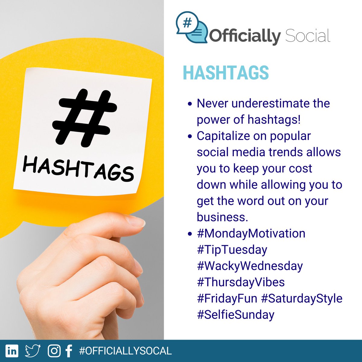 AlisonLukin's tweet image. Social media trends get lots of users talking. 
The use of hashtags is one of the most popular ways to join the conversation! 

#TipTuesday #Hashtags #Trending #SocialMedia #BrandStrategy #Business #Followers #ContentMarketing #SocialMediaManagement #OfficiallySocial