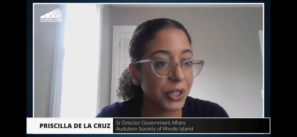 .@pdelacruz1207: In RI, our challenge is implementing #ActonClimate. It’s one thing 2 pass policy, it’s another 2 implement. Needs 2 include environmental justice & labor. How do we begin to address inequality? We need to reflect the communities we serve

#ClimateJobsSummit