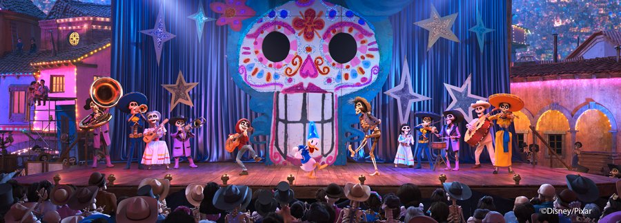 DisneyParks's tweet photo. Just Announced: You will be able to see the “Un Poco Loco” scene from “Coco” in Mickey’s PhilharMagic in Magic Kingdom Park starting Nov. 12! Read more: https://t.co/IoZZhOExk6 https://t.co/yJxxDaJqSE