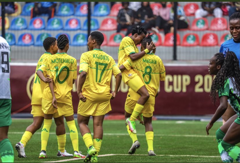 Banyana Banyana Winners! 

South Africa 🇿🇦 with a 4-2 victory over Nigeria 🇳🇬 in Lagos at the maiden Aisha Buhari Cup. #AishaBuhariCup 

Last time these 2 sides played a competitive match was 2018 AWCON when Nigeria won. This time South Africa with the win. 

📸 <a href="/Banyana_Banyana/">Sasol Banyana Banyana</a>