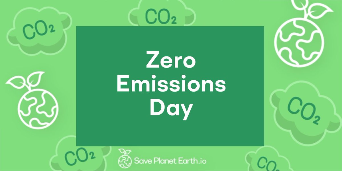 🌎It's #ZeroEmissionsDay 

We call on all of our followers to cut back on their emissions. Cycle to work, turn off devices you're not using, recycle.

By taking responsibility and working together on the little things, we can make a difference.

#ClimateEmergency #SavePlanetEarth