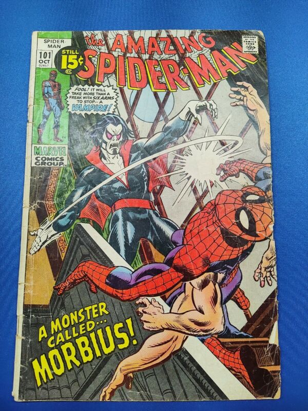 Amazing Spider-Man #101 1st App Morbius The Living Vampire Appearance 1971 KeyLG  https://t.co/sG9BrYga2q https://t.co/t2eDAO4RFm