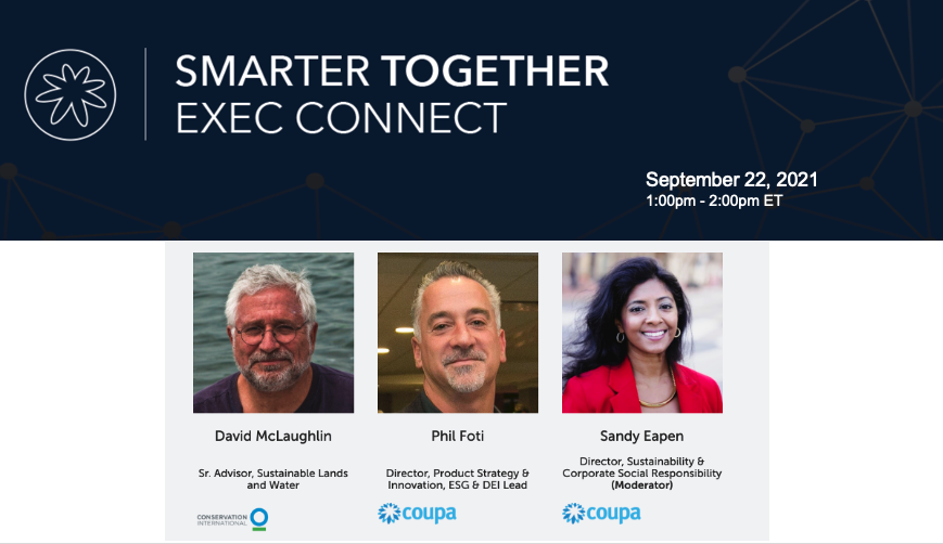 Join your executive peers for an exclusive discussion on creating sustainable supply chains with Coupa and Conservation International. buff.ly/3tYlz7E <a href="/coupa/">Coupa Software</a> <a href="/conversationorg/">dave jensen orgil</a>