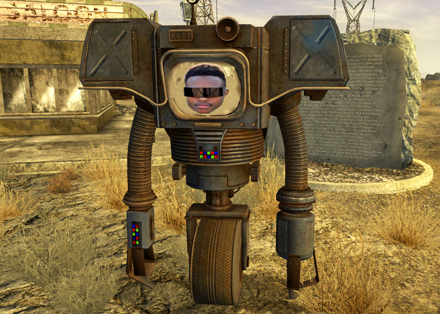 "I found some code to change my personality!"

"This what it do playa"