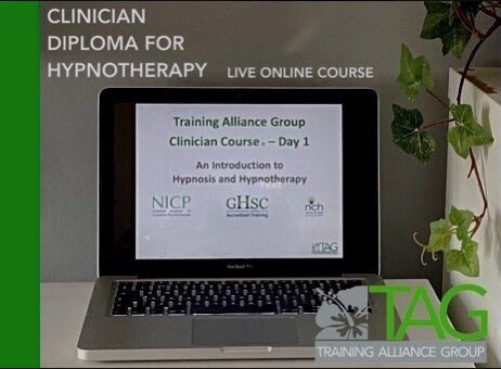NEWSatTAG's tweet photo. Always great to start #NewVenture. Thus fantastic to run our 5-month Online #HypnotherapyTrainingCourse again. New opportunity awaits students with #MentalHealth being so important now. Catch-up places left to join Weekend 2 on 02/03 October. https://t.co/2yAsStPngO if interested https://t.co/BzqWWJPXwr
