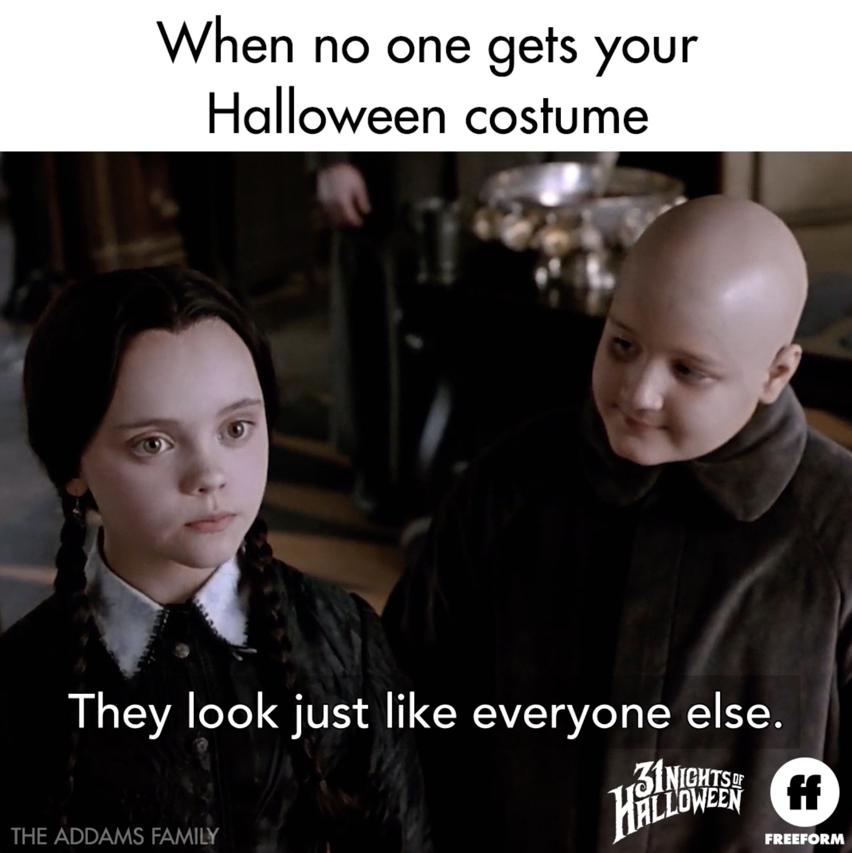 Wednesday Addams Halloween Meme