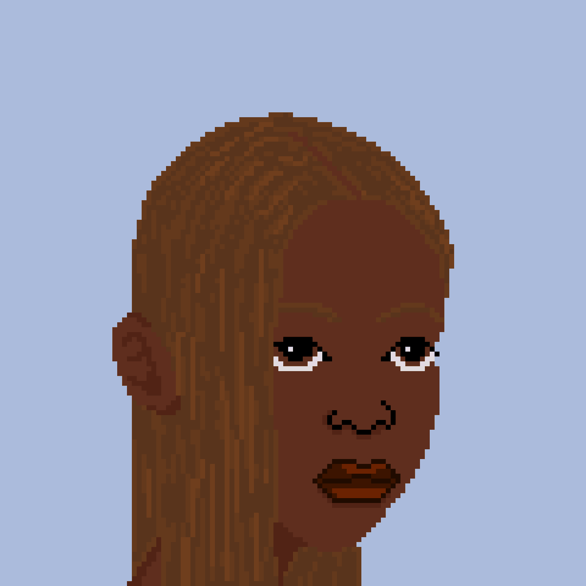 KingSekasi's tweet photo. Dope art, Im feeling this project. Literally got this cause she looked like my sister.  Thank you for the dope representation @maxwell_step 🙏🏾

#TheGlitches #NFTCommunity @TheGlitches_ https://t.co/Dz2q7m5nFf