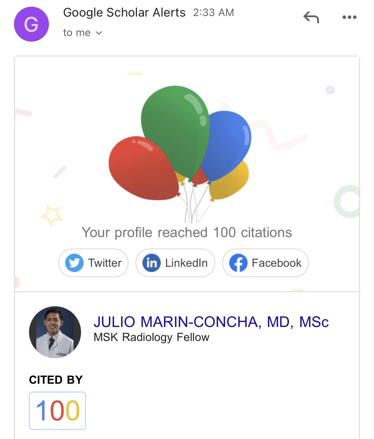 Julio Marin Ohh 100 Citations On Google Scholar T Co Pozy13epal Twitter