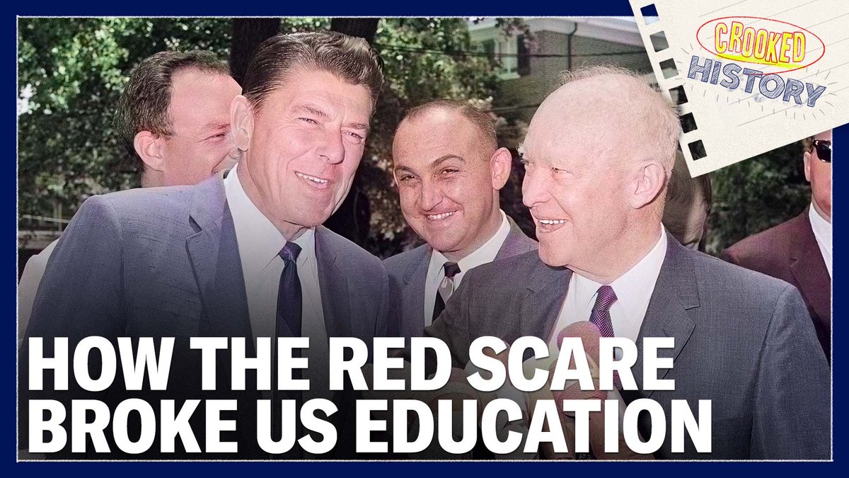 #CrookedHistory 'How Cold War Politics Invaded US Classrooms' out now.

Watch the full episode on our YouTube channel: go.crooked.com/guX1zp