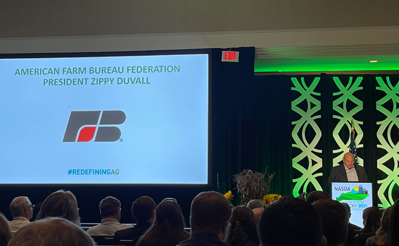BRNAgNews_MG's tweet photo. During his remarks at @NASDAnews' annual conference @FarmBureau president @ZippyDuvall says it's time to erase the stigma of #mentalhealth "It's okay to say I'm not okay"
Find out more @brownfield https://t.co/djY1TL5iBG #agnews #RedefiningAg #farmincome #farmissues https://t.co/9mpepCEZBA