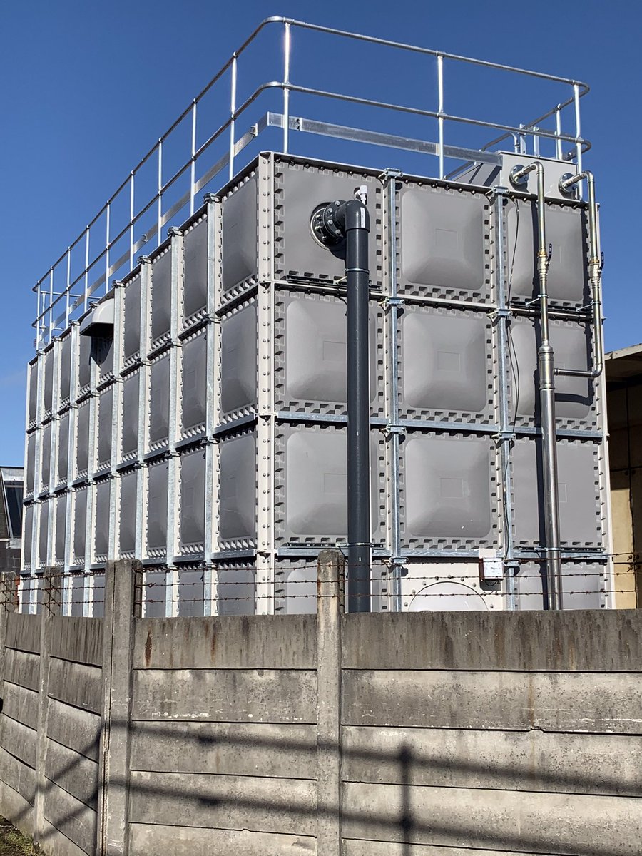 EWL_Evans's tweet photo. Another cold water storage tank replacement, we kept one half of the existing tank live, while we stripped the other and replaced it with a new larger tank, maintaining a constant water supply. Once the first tank was commissioned and put into service, the 2nd tank was installed. https://t.co/bAoLCrPRPC