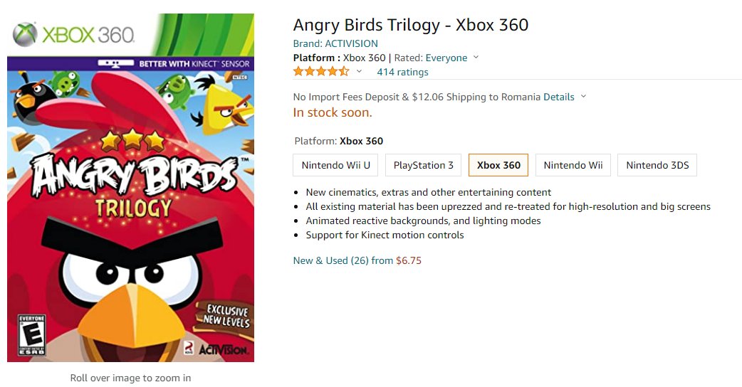 HowToGoBroke's tweet photo. Angry Birds Trilogy - Xbox 360 https://t.co/3iAFRXJVxY https://t.co/AHHeISrpaA