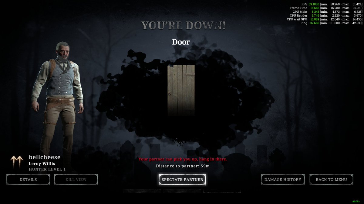 Gorilla Gaming Since This Seems To Be The Hip Thing Today I Figured What The Hell I Promise I Won T Cry It S Just A Single Frame Huntshowdown The Single Frame