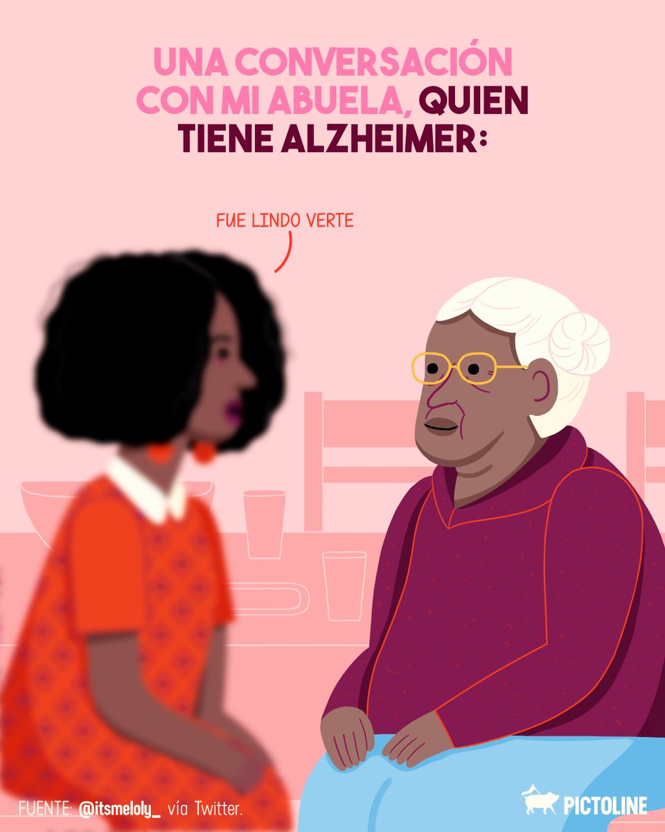 pictoline's tweet photo. “No recuerdo tu nombre, pero recuerdo que te amo” 😔❤️

#DíaMundialDelAlzheimer https://t.co/lhiFMMk2Db