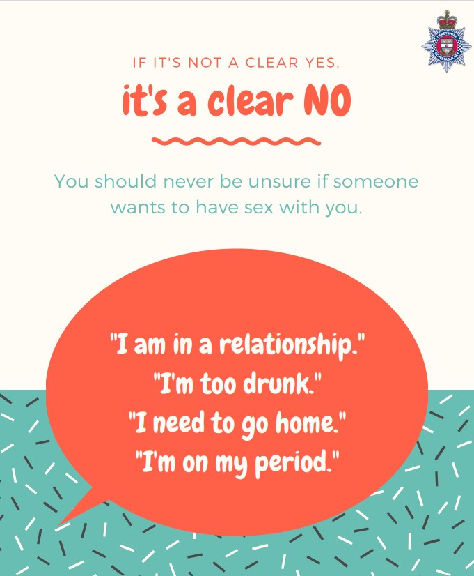With many new students enjoying #FreshersWeek this week, we’d like to take a moment to talk about #consent. A person has the ability and freedom to agree to sexual activity. Consent should always be sought, no matter how clear you think it might be. bit.ly/31El96N