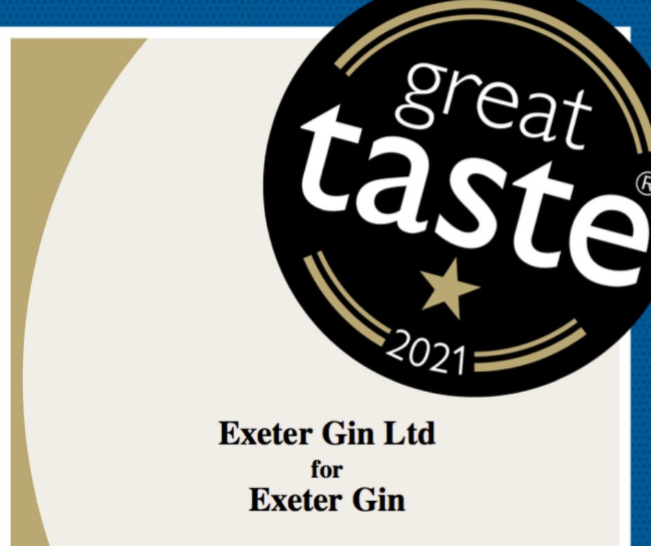 We have been recognised by Great Taste! We are delighted to have been given this award for our prestigious Exeter Gin by Great Taste who are the largest and most trusted food and drinks awards globally.

exetergin.com

#Exetergin #GreatTaste #awards #BritishGin #proud