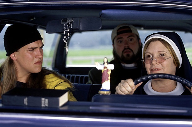 Barbara74048755's tweet photo. I always enjoy watching the movie #JayAndSilentBob 💙💙🧡🧡 @HamillHimself and #CarrieFisher were so hilarious 🤣😂🤣in that movie!!  Mark I was laughing like crazy 😜 really enjoyed watching you as #Cocknocker !! https://t.co/MYU9ua2a07