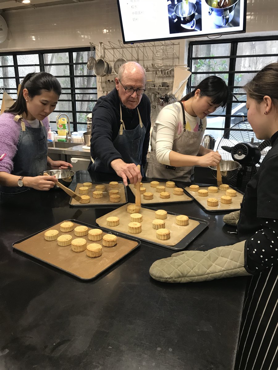 Happy Mid Autumn Moon Festival everyone! Here is a throwback from our research trip to Shanghai for Over the Moon where we had the opportunity to learn the magic of making mooncakes!