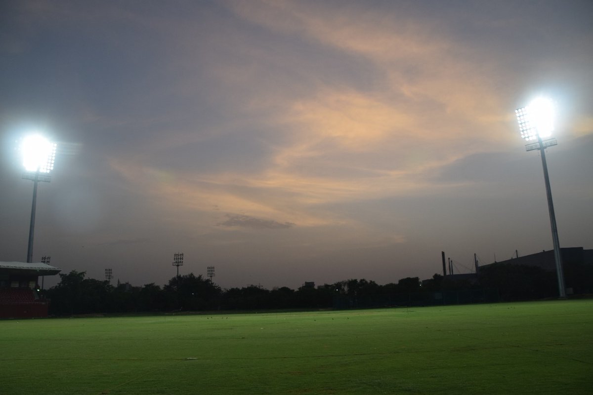 Priya_Jain95's tweet photo. Now can't image a ground like this not having flood lights earlier #YamunaSportsComplex Thank you Gautam Gambhir https://t.co/S6oYkFm9Xw