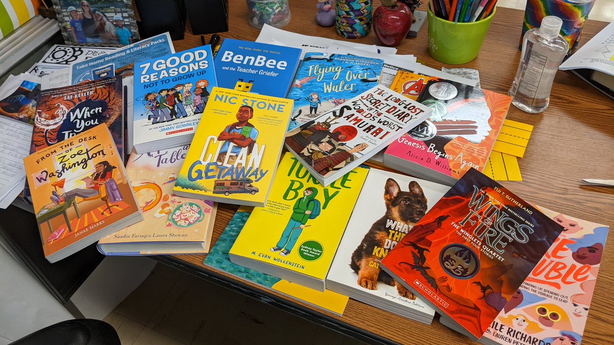 The Oceanport PTO is the greatest! The students were so excited to see all these new additions to our classroom library when they arrived today. So grateful for the support. <a href="/OceanportP/">Oceanport PTO</a> <a href="/OPSchoolsNJ/">Oceanport Schools</a>