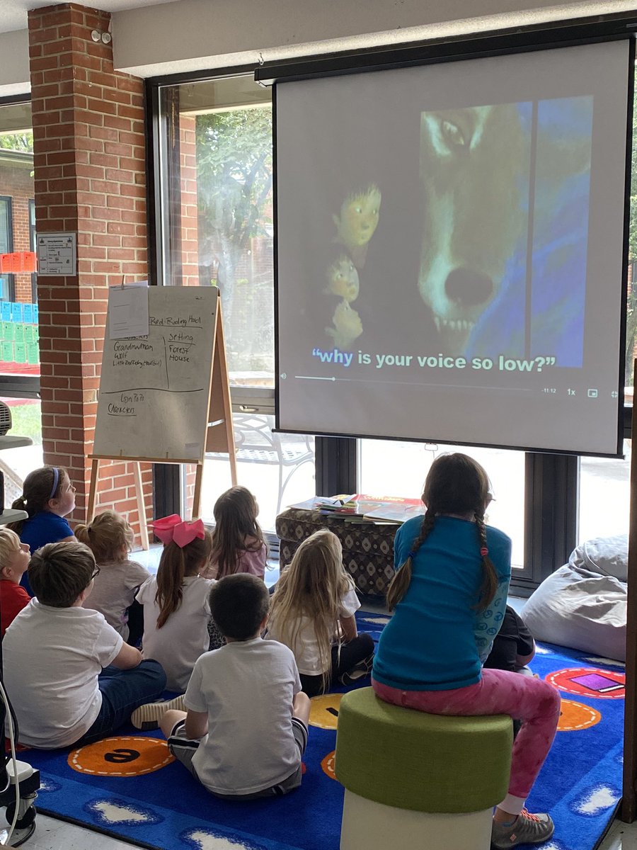cgarrison5526's tweet image. @PVPandas are excited to learn tales of Little Red Riding Hood across different cultures. Media Specialist Mrs. Reese presents Lon PoPo, a Chinese tale, to our eager readers.  
#ParkViewPandas #PutnamProud #FutureReadyPCSS