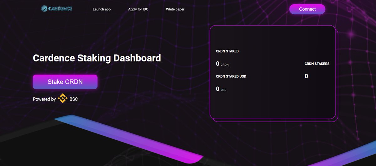 cardence_io's tweet image. Cardence staking is now live, stake your $CRDN and earn up to whooping 80% APY.

#CRDN #CARDENCE #STAKE

stake.cardence.io