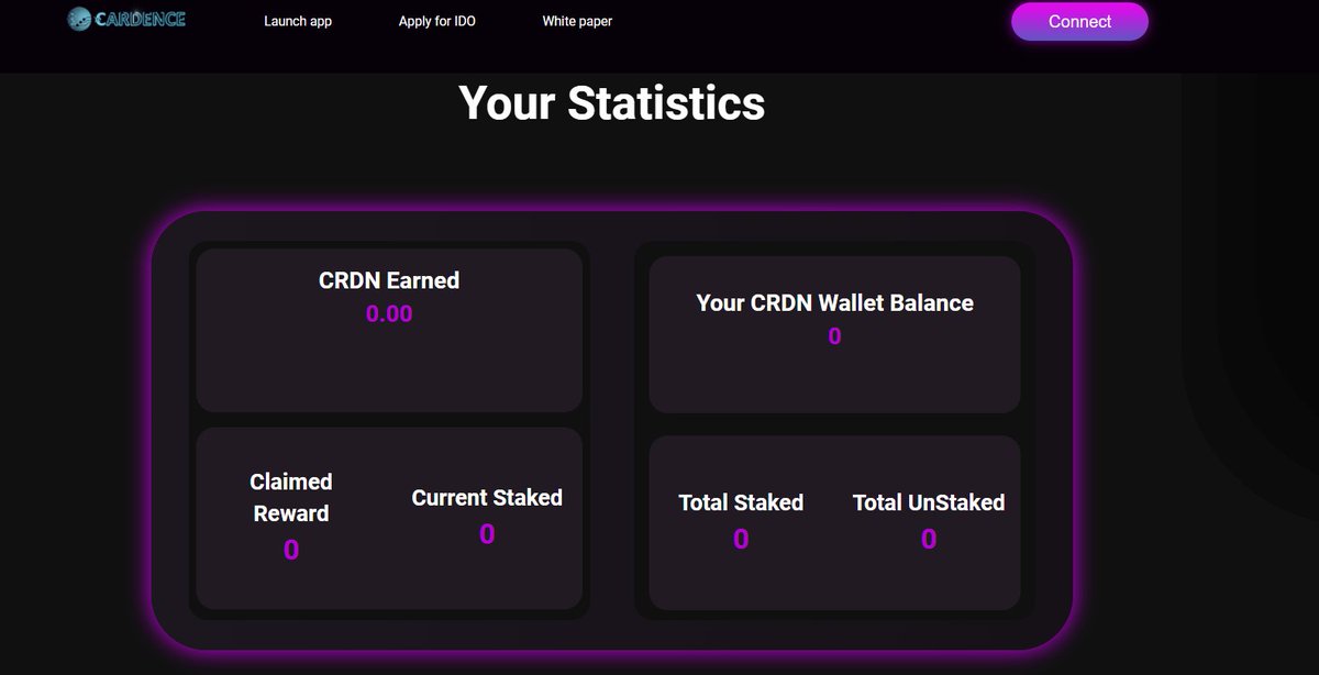 cardence_io's tweet image. Cardence staking is now live, stake your $CRDN and earn up to whooping 80% APY.

#CRDN #CARDENCE #STAKE

stake.cardence.io