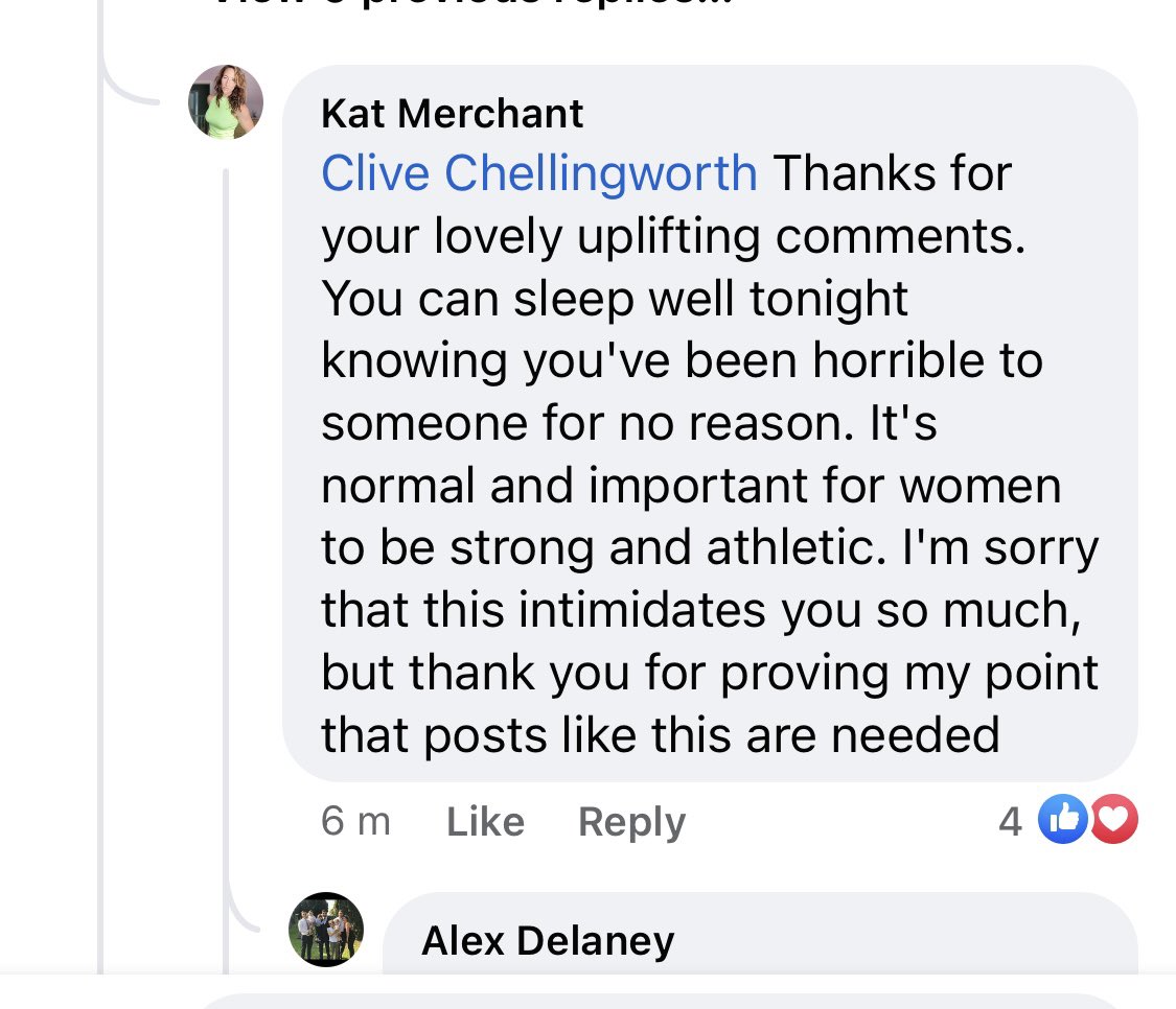 KatMerchant14's tweet image. Why do we need to speak up about bullying? Just look at one of the first comments on this article about trolls…. calling me a man #trolls #bekind #dobetter
