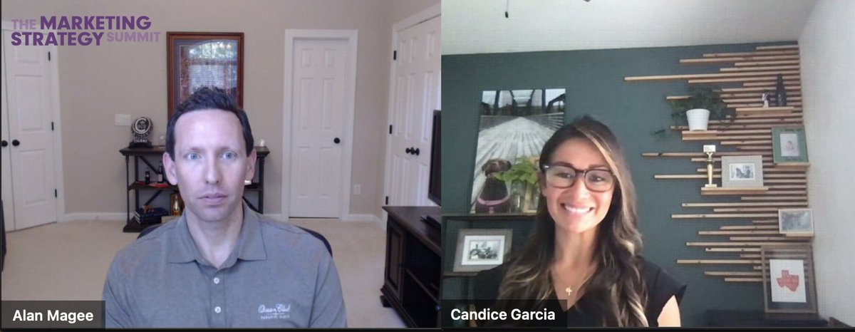From #influencermarketing strategies to virtual scavenger hunts, I learned so many innovative techniques in today's session of the #MarketingStrategy Summit! 

Thanks to Alan Magee (<a href="/ChurchsChicken/">Church’s Chicken</a>) &amp; <a href="/CRG/">Candice Garcia</a> (Material) for presenting! 🙏

Watch a recording: bit.ly/3hUHEPM