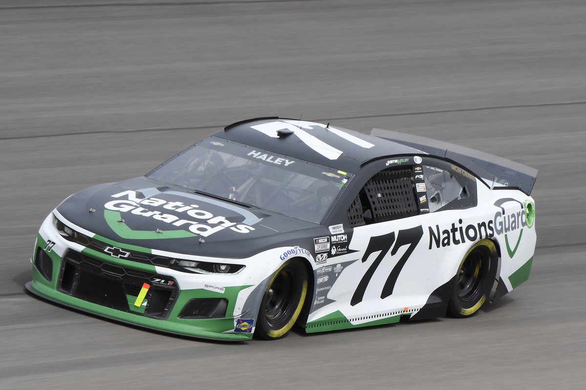 SpireMotorsport's tweet image. Excited to have @NationsGuard back at @LVMotorSpeedway with @Justin_Haley_! 

#SouthPoint400