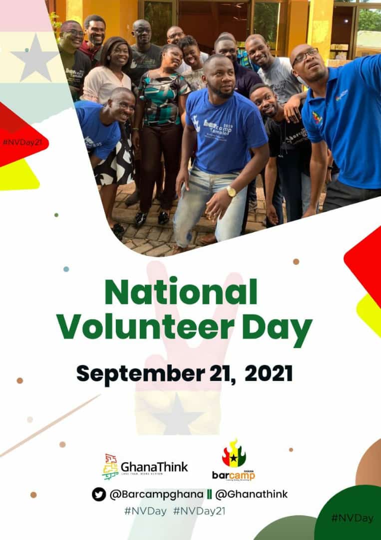 In all, we thank all who have turned out to volunteer across the country in commemoration of #NVDay21.
Appreciation to @Abocco  @Barcampghana @Ghanathink for putting on the sensitization apparel in making this great. Share with us where you volunteered. #NVDay