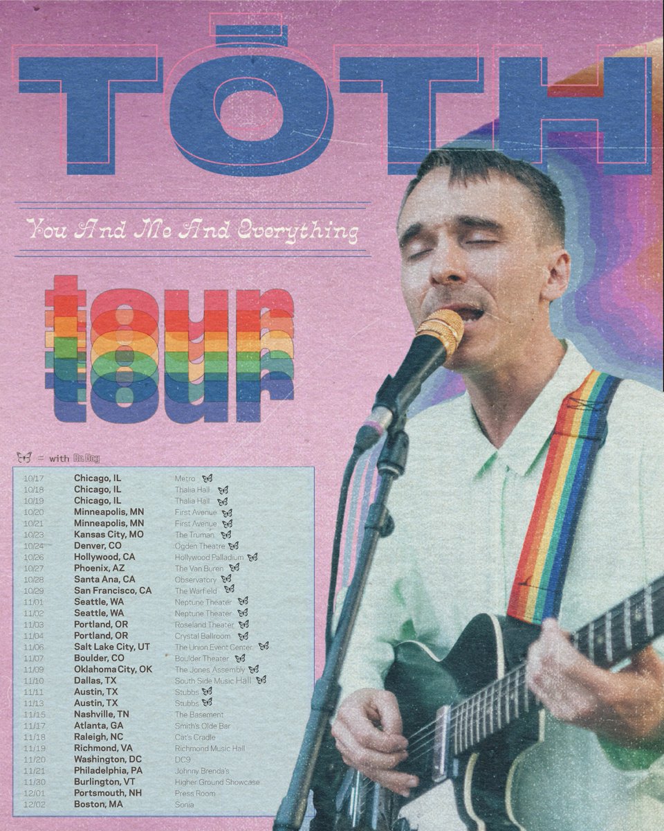 GOING ON TOUR IN ONE MONTH!!🥰 We’ve just announced a headline tour after the <a href="/drdogmusic/">Dr. Dog</a> shows! Tickets go on sale this Friday 10AM EST! tothtunes.com/tour-dates/