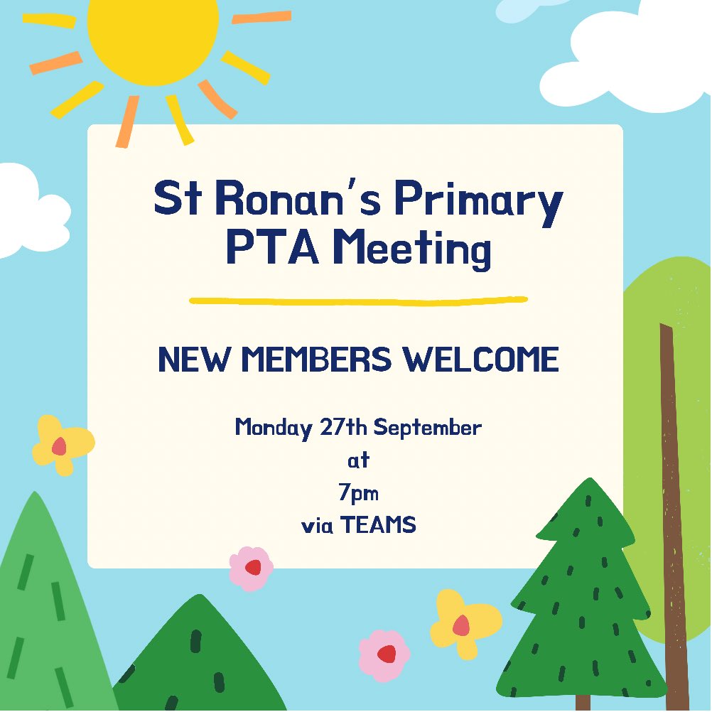 Please join us if you can - all parents welcome.