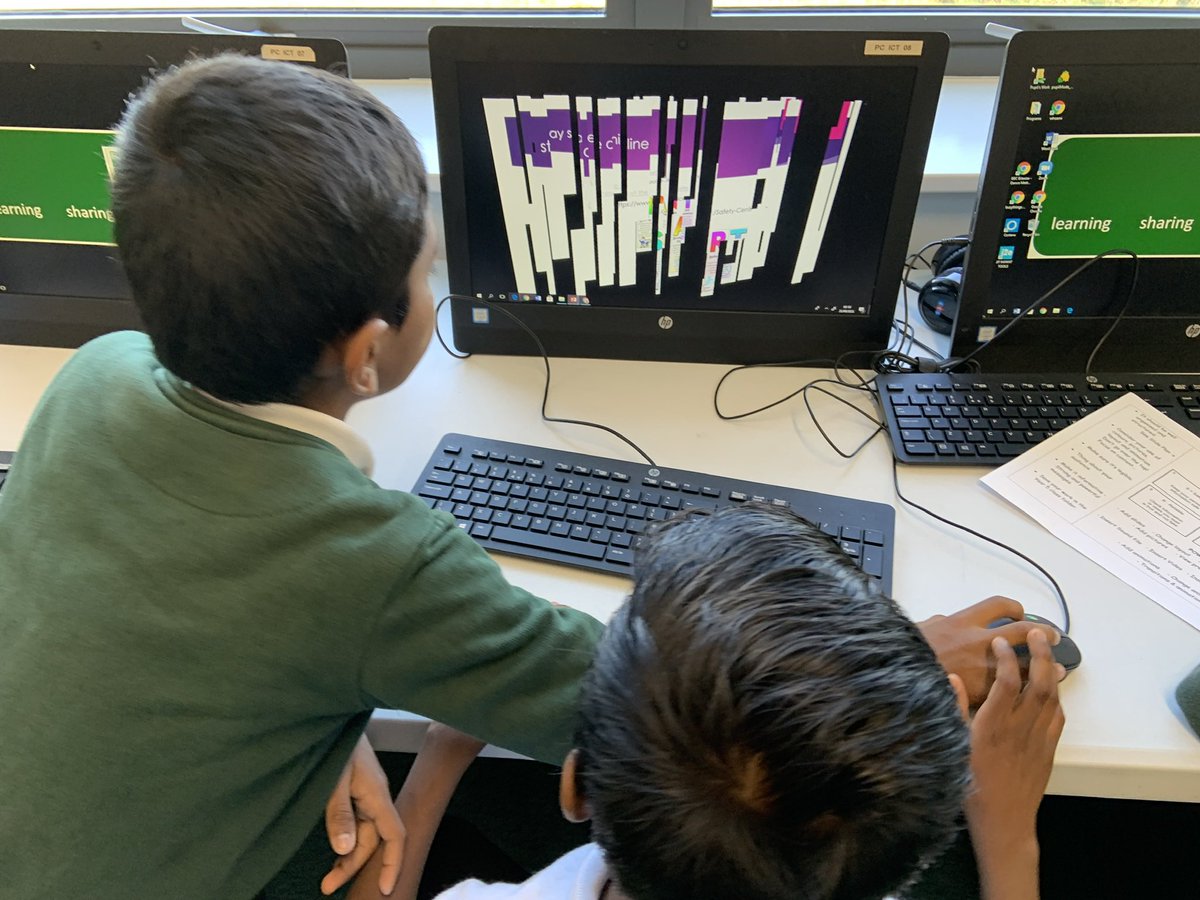 EatSleepICTRpt's tweet image. Year 5 have been learning how to create PowerPoints all about #OnlineSafety. They added some great animations, transitions and hyperlinks to some of their favourite online safety websites like Think U Know and @CEOPUK. 
#CoreSkills #DigitalPresentation