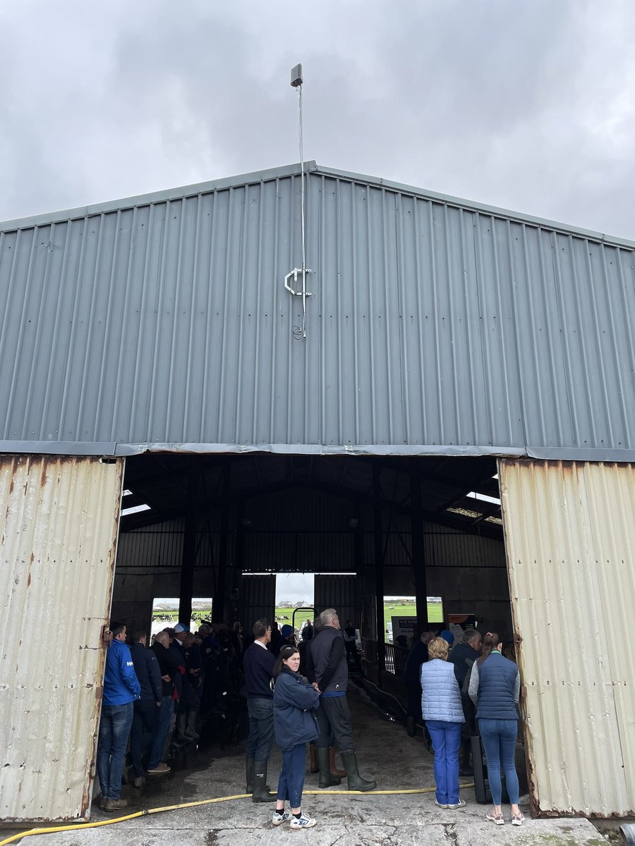SenseHubIrl's tweet photo. A great farm walk in Co. Kerry today with another happy #SenseHub user 

Great to have @MunsterBovine to speak on milk recording and @MullinahoneCoop on EID

Thanks to John Barry and family for hosting #agtech https://t.co/Eytv0uB8qX