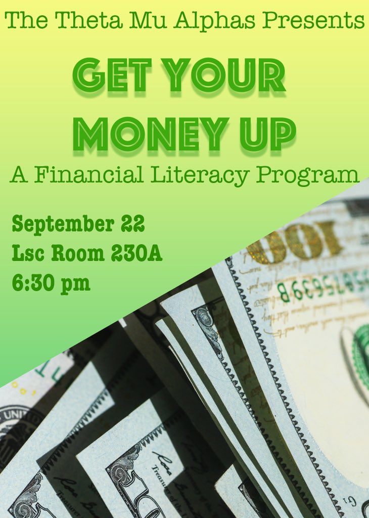 ThetaMuAlphas's tweet photo. We got y’all back to back this week‼️

Pull up tomorrow to learn how to get your money up not your funny up at our financial literacy program featuring @nk_hendricks 

Then on Thursday come take a moment with Christ featuring @klovethealpha and the beautiful women of @1520_shsu https://t.co/2oWJv70BMw