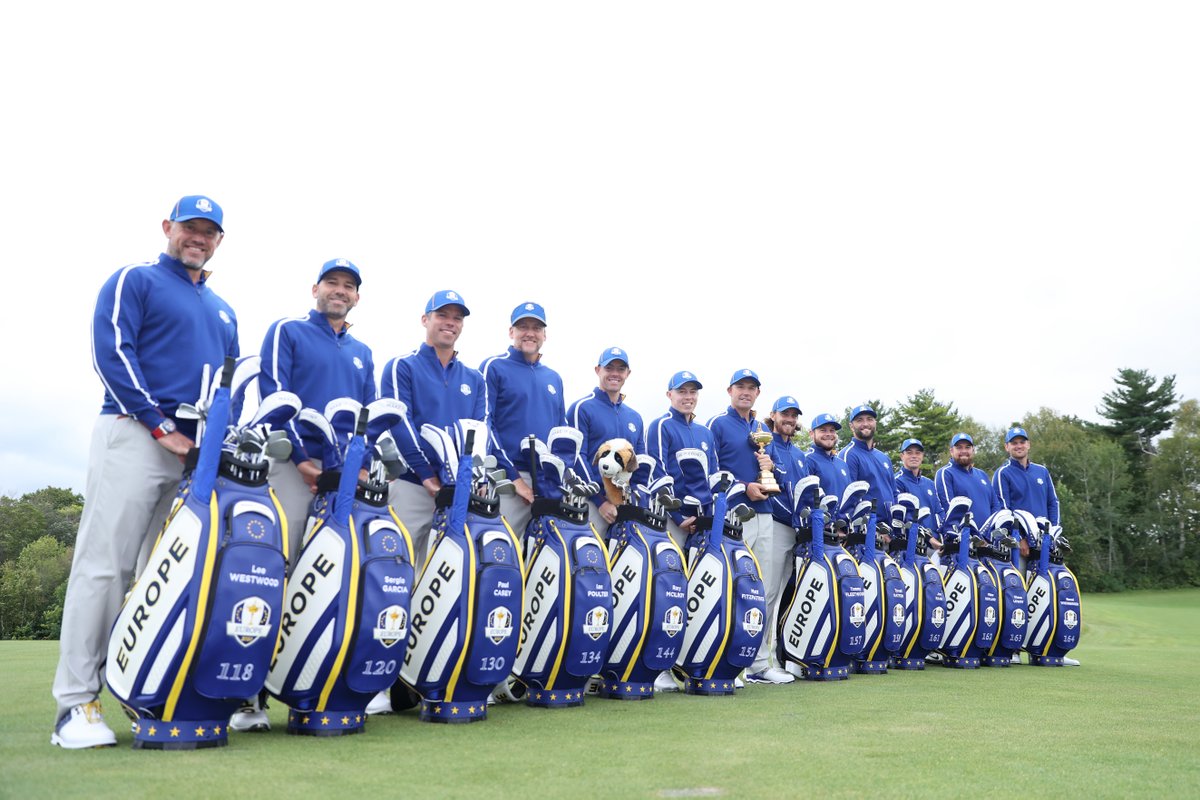 Couldn't be more proud to be leading this incredible group of players to represent #TeamEurope this week. 
#RyderCup