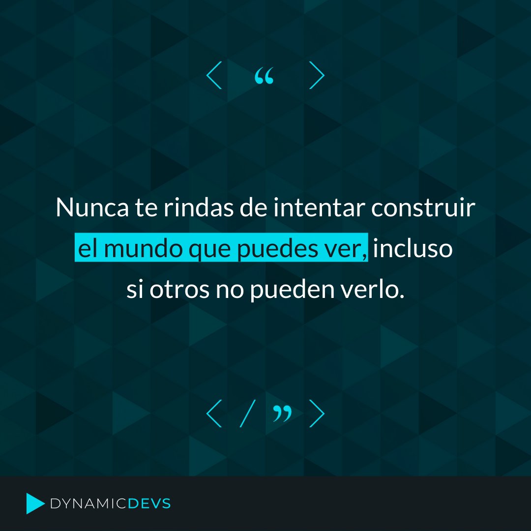 DevsInfo's tweet photo. La perseverancia es una de las causas constantes entre las personas que han alcanzado sus sueños 🚀

#RT #Motivación #Dev #Developer https://t.co/lEe1OBEKfS