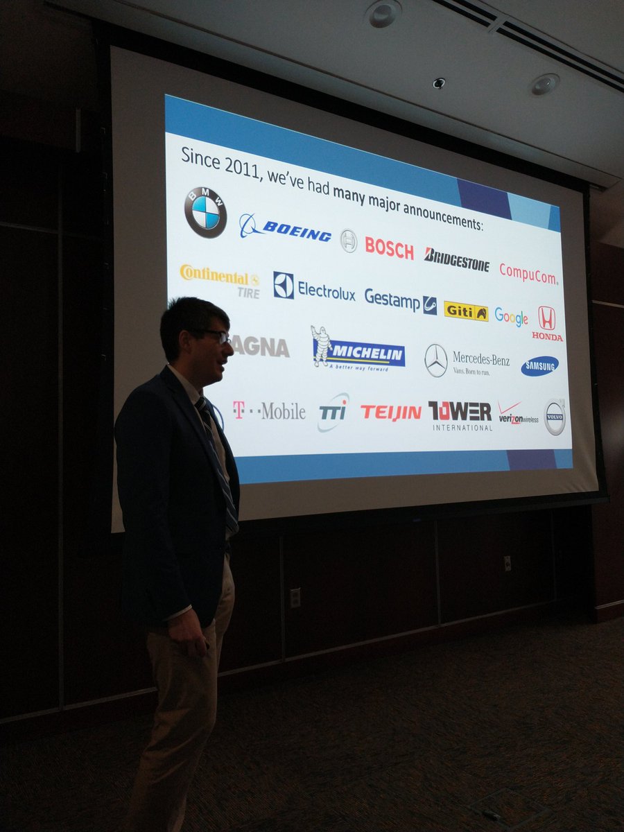 Wrapping up the day by analyzing how SC is truly a global state with Workforce Development Coordinator Robert Davis from the SC Department of Commerce #ELESC #NoGreataThanZeta