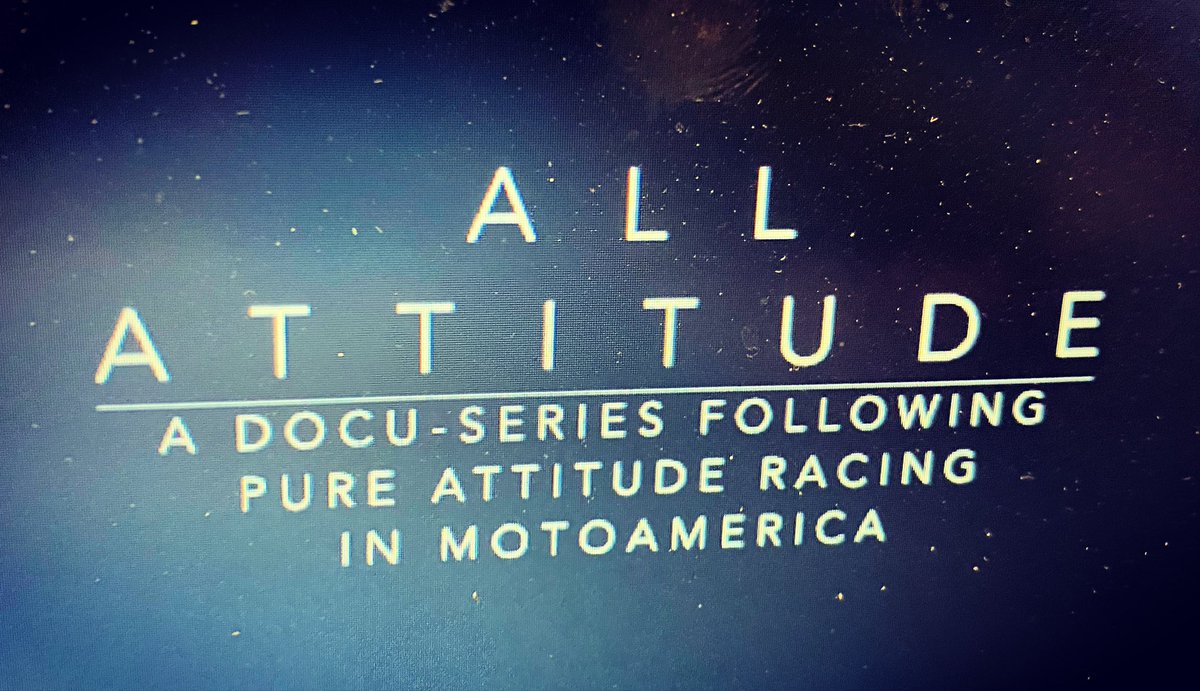 🎥 We are so excited for the worldwide release of ALL ATTITUDE, a new docu-series filmed about our team’s racing exploits in <a href="/MotoAmerica/">MotoAmerica</a> 🎥 

Release date: TBA