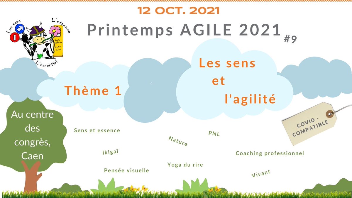 [Printemps Agile 2021]
📆 le 12 octobre 2021 aura lieu le prochain Printemps Agile
🚀Pour vous inscrire cliquez sur : linscription.com/pro/activite.p…
ou rendez-vous sur notre site internet !