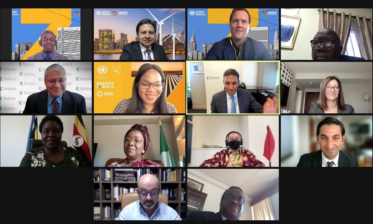 To end energy poverty, we must prioritize a country-led approach.

RF, <a href="/IKEAFoundation/">IKEAfoundation</a> &amp; <a href="/SEforALLorg/">Sustainable Energy for All</a> met with Energy &amp; Environment Ministers at #UNGA76 to deepen collaboration on #SDG7 and #SDG13 that can boost economic development – all without hurting the 🌍.

#HLDE2021