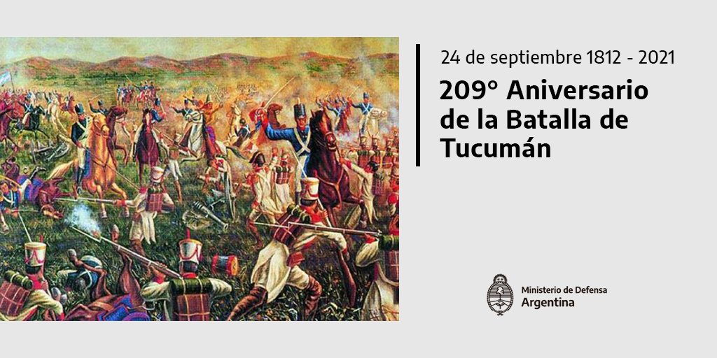 Se cumplieron 209 años de la Batalla de Tucumán E_1V1qtVkAcTPMH?format=jpg&name=medium