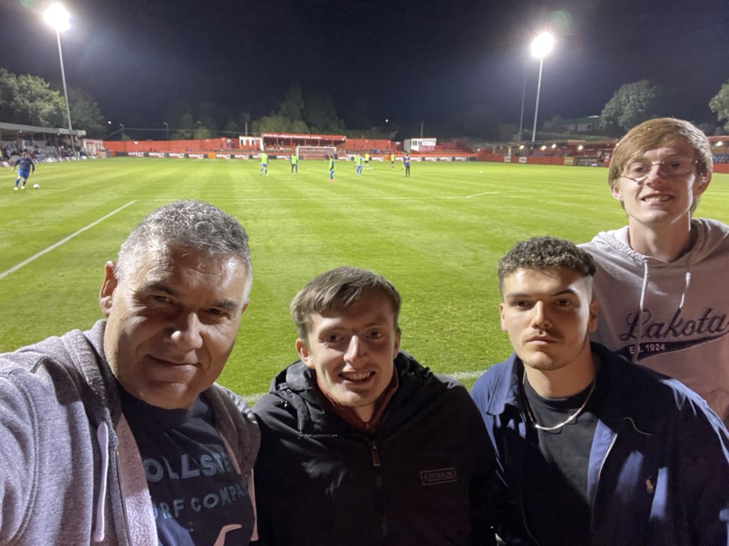 Taking in Alfreton Town with @joeyfeehan and @FootballAid ‘s @etiawneb and Matt