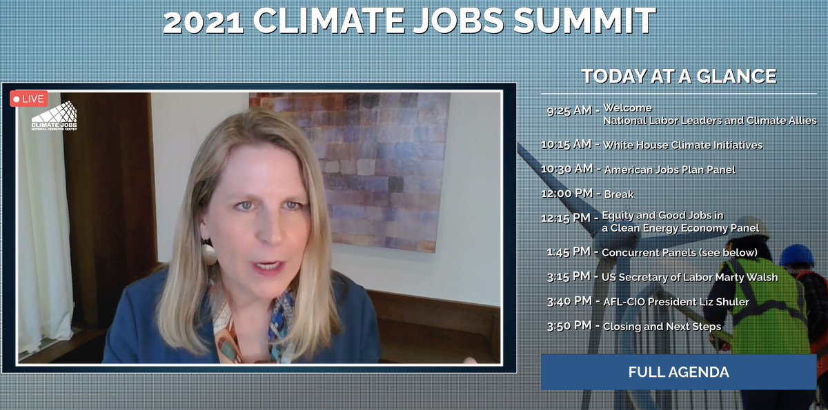 'All working people are being impacted by the #ClimateCrisis and the labor movement is responding. As we heard today from Illinois, Texas, Connecticut, New York and more.' - @lizshuler @AFLCIO offers closing remarks at the #ClimateJobsSummit 

Watch live:
summit.ecornell.com/climate-jobs-2…