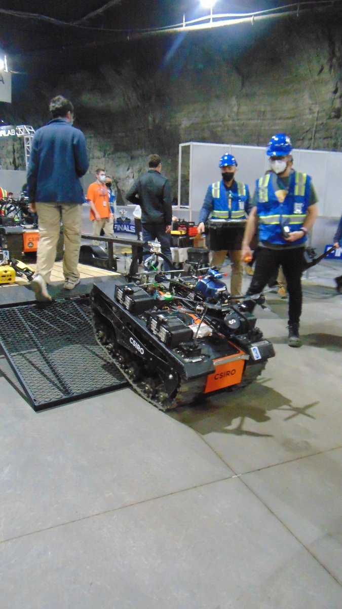 Data61news's tweet image. The @CSIRORobotics team returned from the first @DARPA #SubTChallenge run. Everyone super excited with the result! Only 2 more days to go!
@emesent @CSIRO @GeorgiaTech